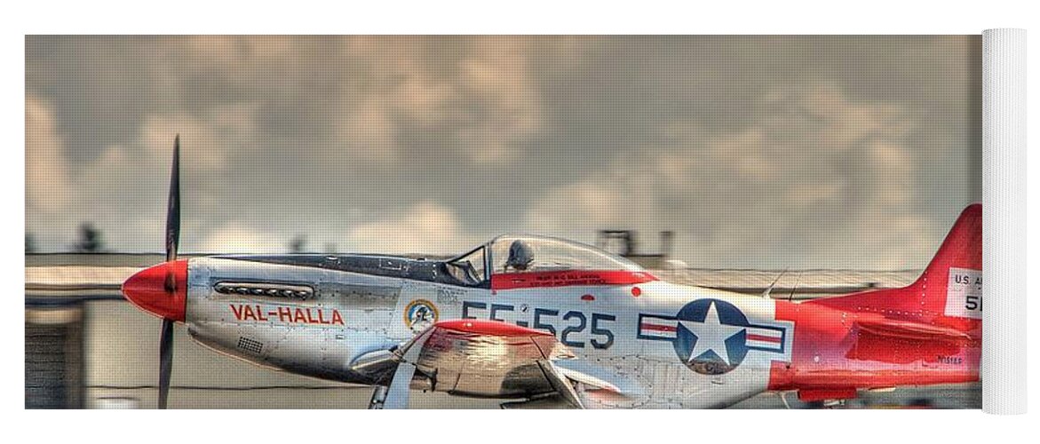 P51 Mustang Yoga Mat featuring the photograph Mustang 2 by Jeff Cook