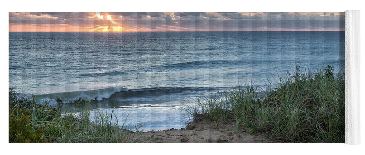 Nauset Light Beach Yoga Mat featuring the photograph Nauset Light Beach Sunrise by Bill Wakeley
