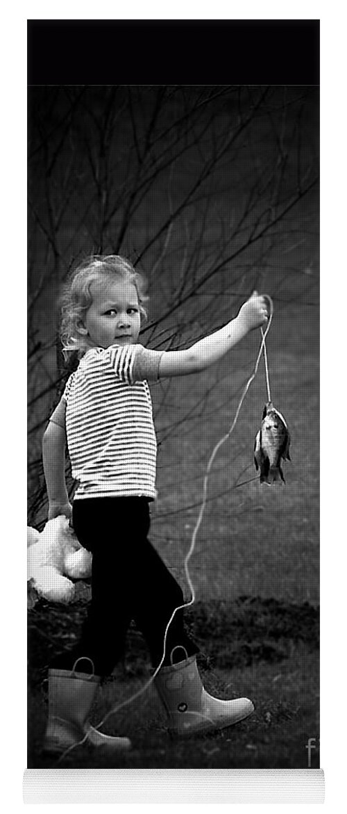 Fishing Yoga Mat featuring the photograph New Friends? by Frank J Casella