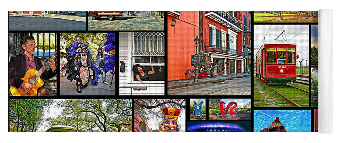 New Orleans Yoga Mat featuring the photograph New Orleans by Steve Harrington