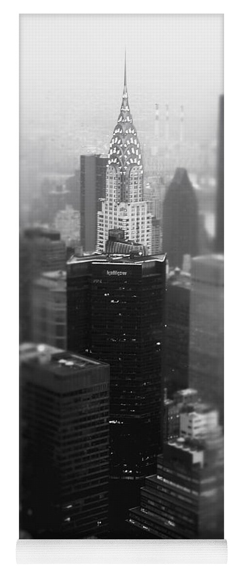 Nyc Yoga Mat featuring the photograph New York City - Fog and the Chrysler Building by Vivienne Gucwa