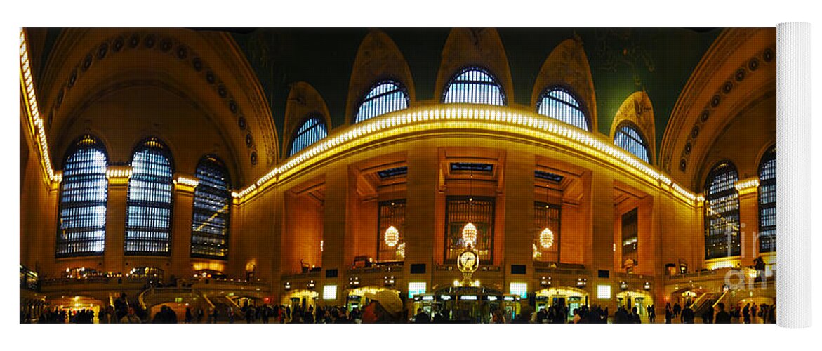 Grand Central Yoga Mat featuring the photograph New York - Grand Central Station by Randy Smith