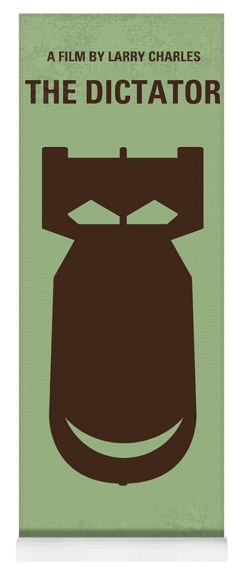 The Dictator Yoga Mat featuring the digital art No212 My The Dictator minimal movie poster by Chungkong Art