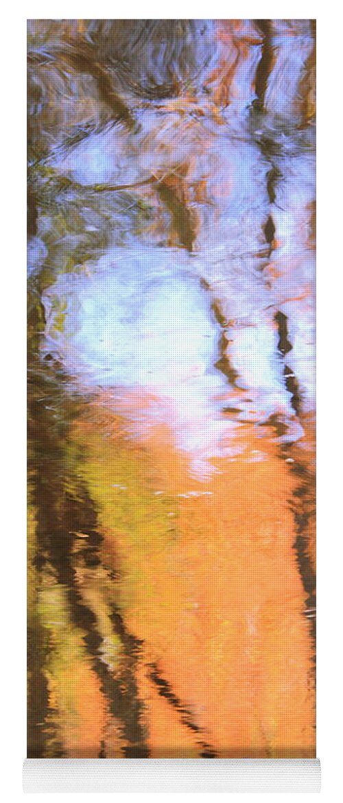Landscape Yoga Mat featuring the photograph Oak Creek Reflections by Roupen Baker
