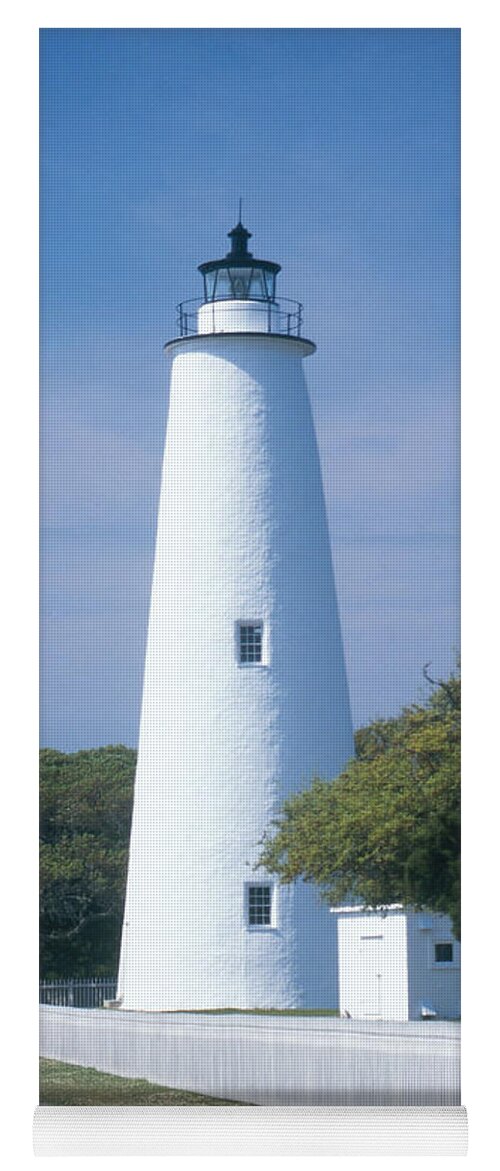 Lighthouse Yoga Mat featuring the photograph Ocracoke Lighthouse by Bruce Roberts