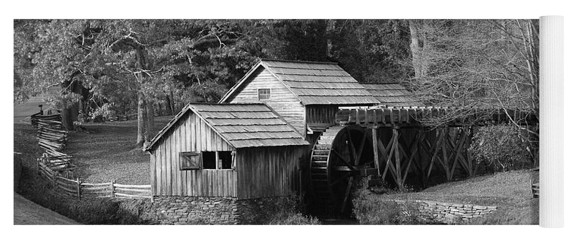 Virginia Yoga Mat featuring the photograph Virginia's Old Mill by Eric Liller