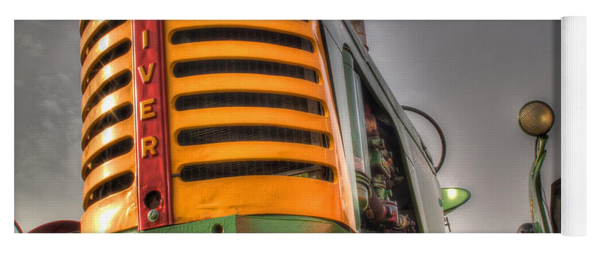 Oliver Tractor Yoga Mat featuring the photograph Oliver Tractor by Michael Eingle