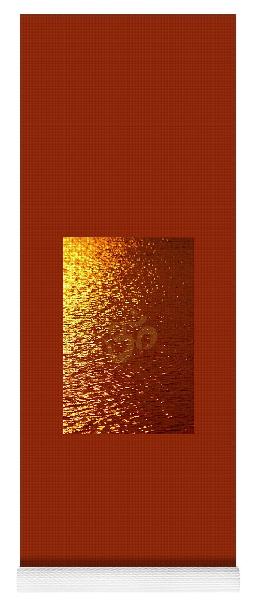 Golden Yoga Mat featuring the photograph On Golden Pond by Cindy Greenstein