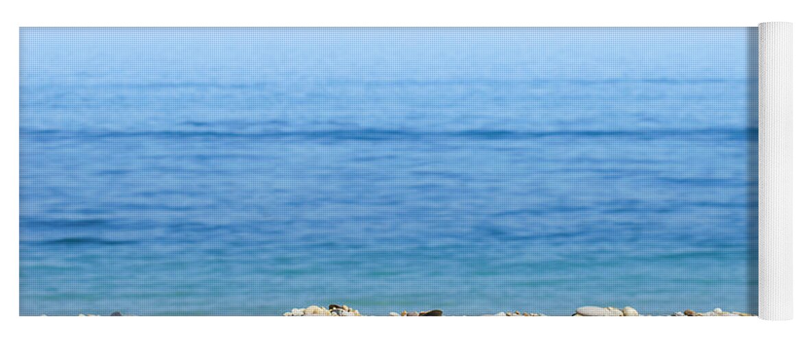 Ocean Yoga Mat featuring the photograph On the Beach by Chevy Fleet