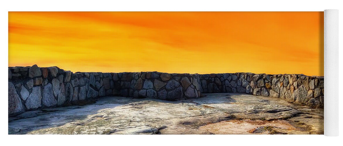 Sam's Point Yoga Mat featuring the photograph Orange Blaze by Rick Kuperberg Sr