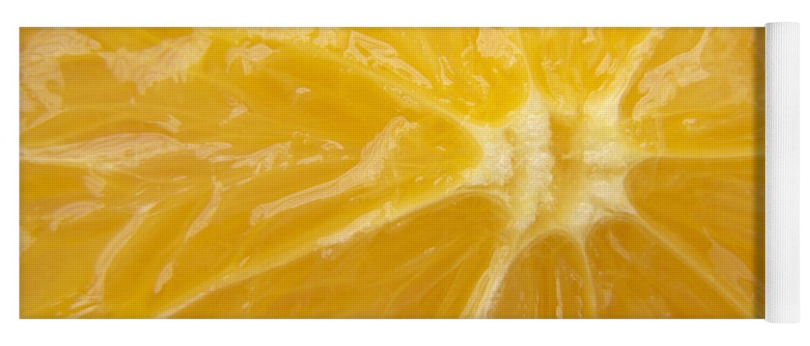 Orange Yoga Mat featuring the photograph Orange Closeup by Matthias Hauser