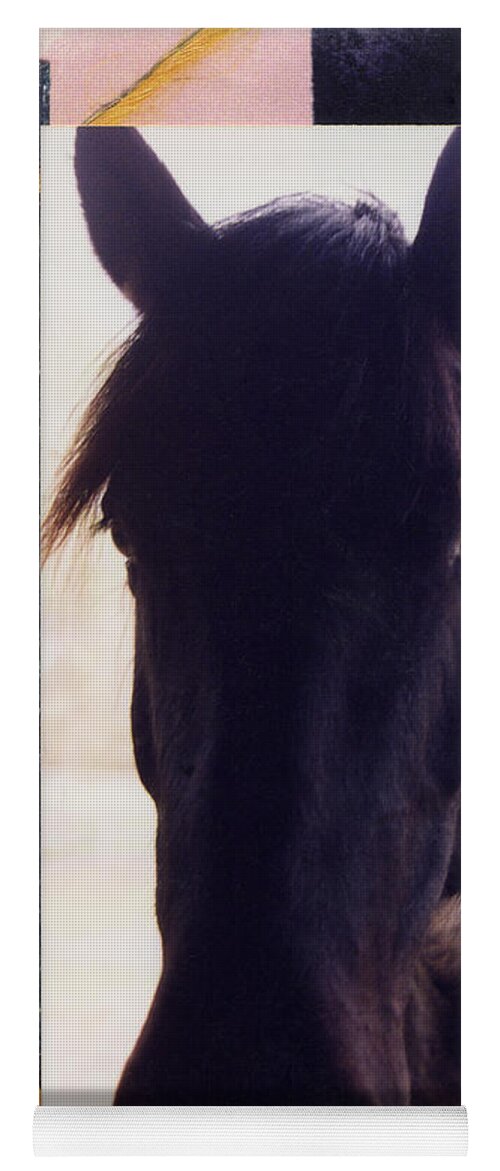 Horse Yoga Mat featuring the photograph Oreo by Mary Ann Leitch