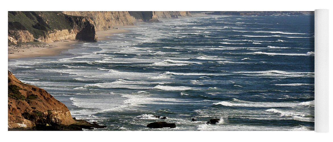 Pacific Ocean Yoga Mat featuring the photograph Pacific Coast - Image 001 by Mark Madere