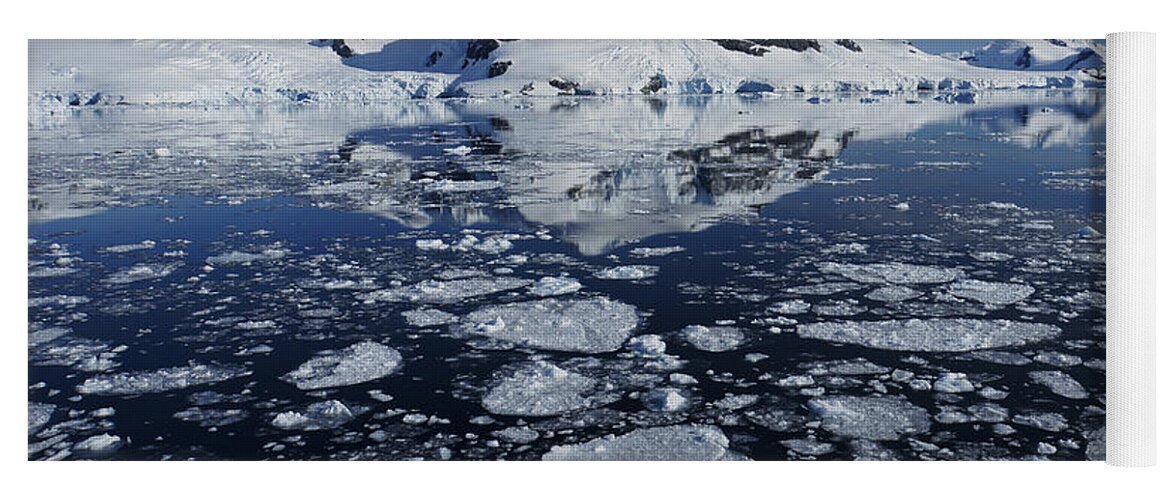 Feb0514 Yoga Mat featuring the photograph Pack Ice Antarctica by Hiroya Minakuchi