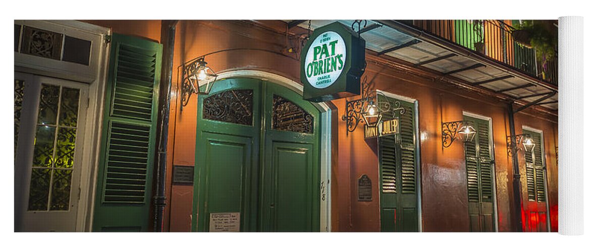 Pat O�brien�s Yoga Mat featuring the photograph Pat OBriens New Orleans by David Morefield