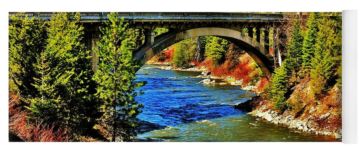 Idaho Yoga Mat featuring the photograph Payette River Scenic Byway by Benjamin Yeager