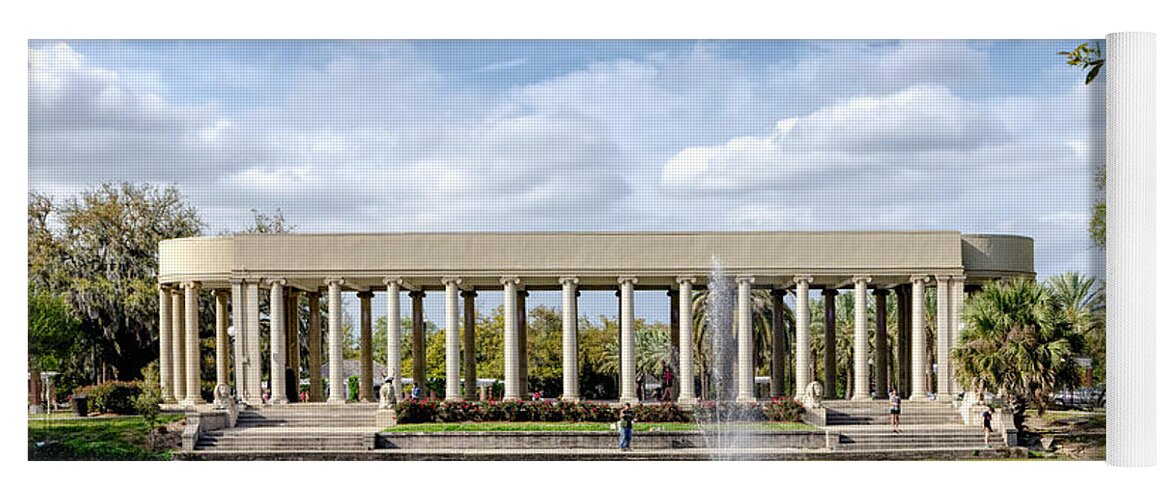 City Park Yoga Mat featuring the photograph Peristyle in City Park New Orleans by Kathleen K Parker