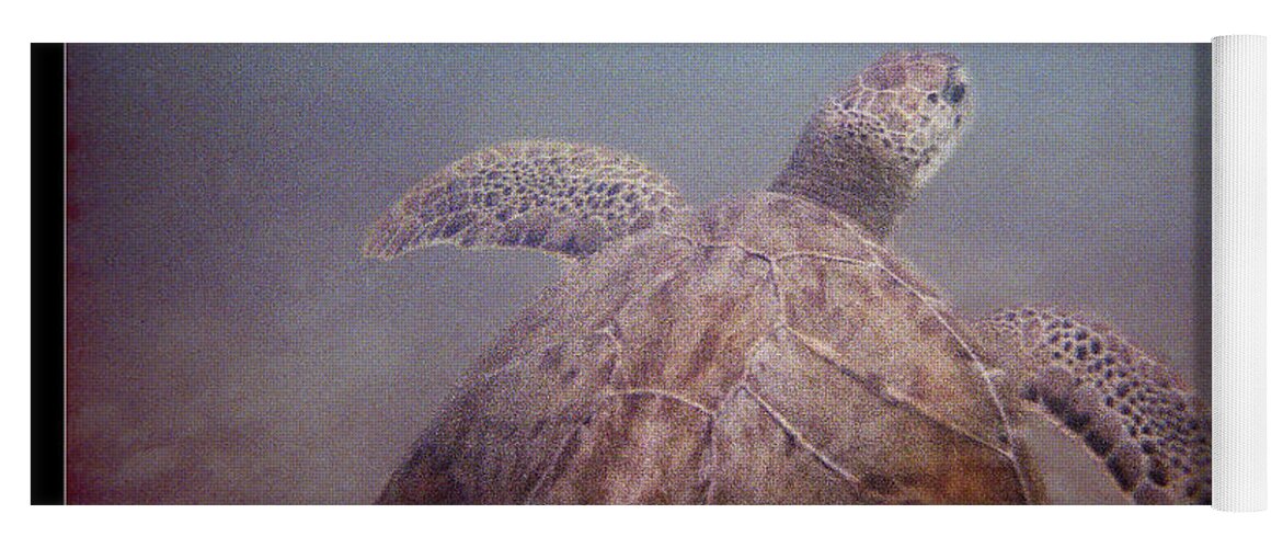 Turtle Yoga Mat featuring the photograph Persevere II by Weston Westmoreland