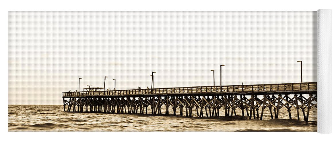 Surfside Pier Yoga Mat featuring the photograph Pier in South Carolina by Jill Lang