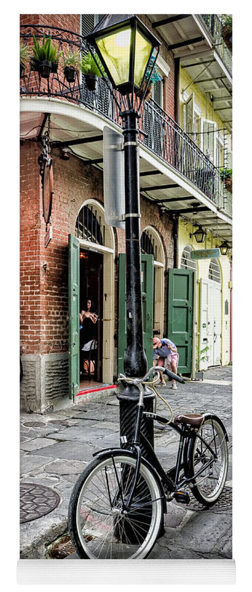 Pirate's Alley Yoga Mat featuring the photograph Pirate's Alley - French Quarter by Kathleen K Parker