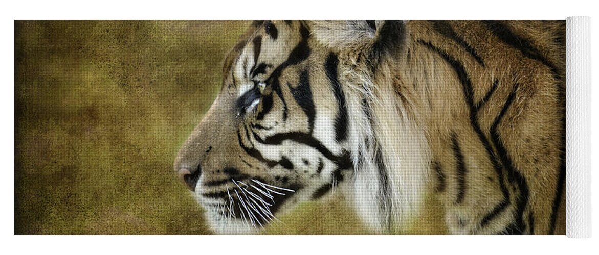 Sumatran Tiger Yoga Mat featuring the photograph Portrait of a Tiger by Saija Lehtonen