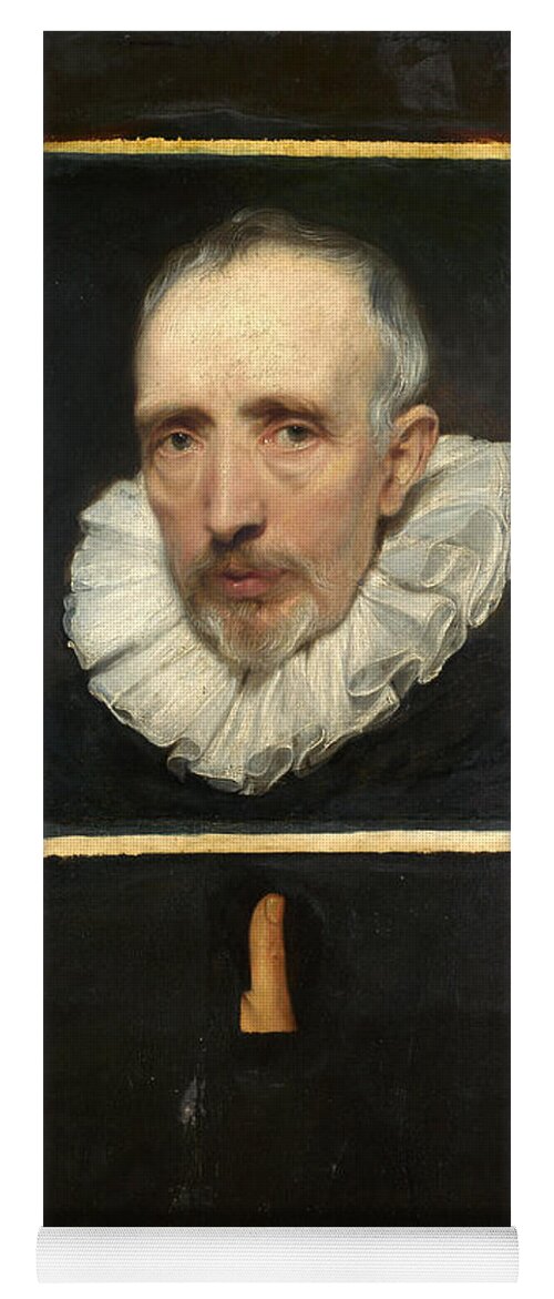 Anthony Van Dyck Yoga Mat featuring the painting Portrait of Cornelis van der Geest by Anthony van Dyck