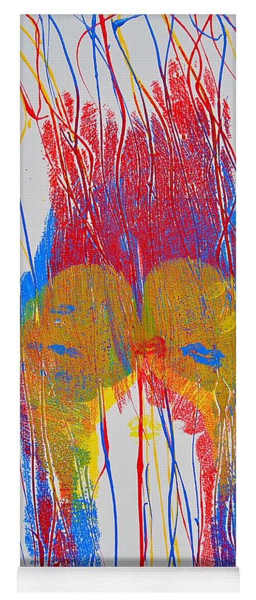 Nude Paintings Paintings Yoga Mat featuring the painting Posterior Asspects by Mayhem Mediums