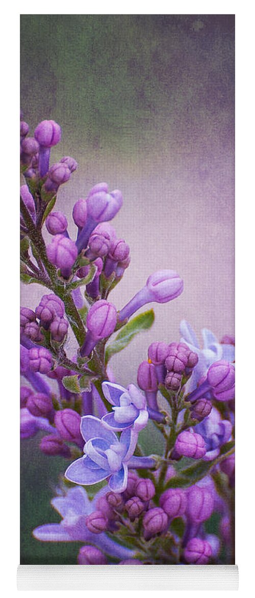 Lilac Yoga Mat featuring the photograph Purple Lilacs by Bianca Nadeau