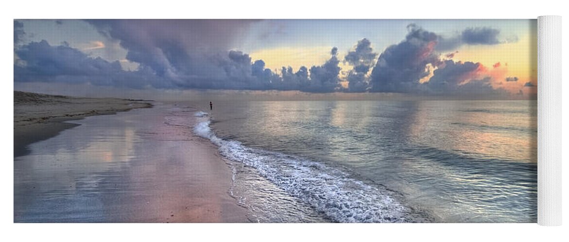 Blowing Yoga Mat featuring the photograph Quiet Morning by Debra and Dave Vanderlaan