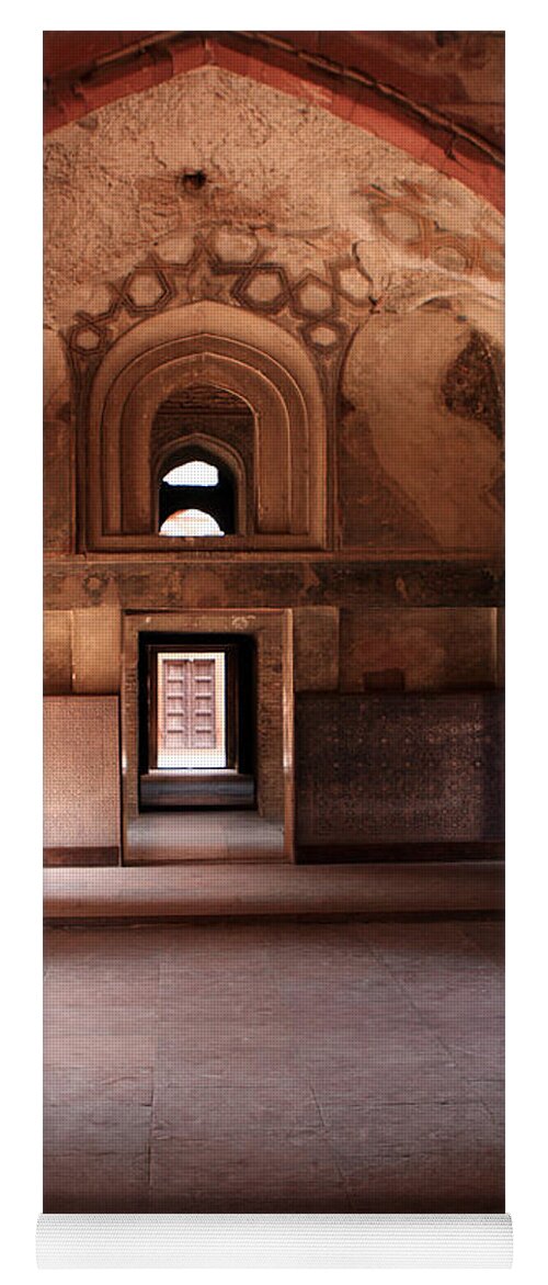 India Yoga Mat featuring the photograph Red Fort Agra India by Aidan Moran