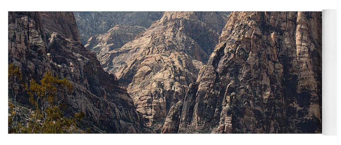Canyon Yoga Mat featuring the photograph Red Rock Canyon by John W. Bova