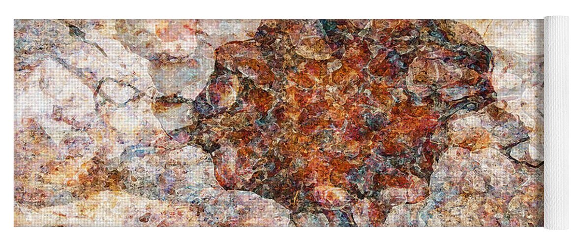 Abstract Yoga Mat featuring the photograph Red Rock Canyon - Soft Rock by Stephanie Grant