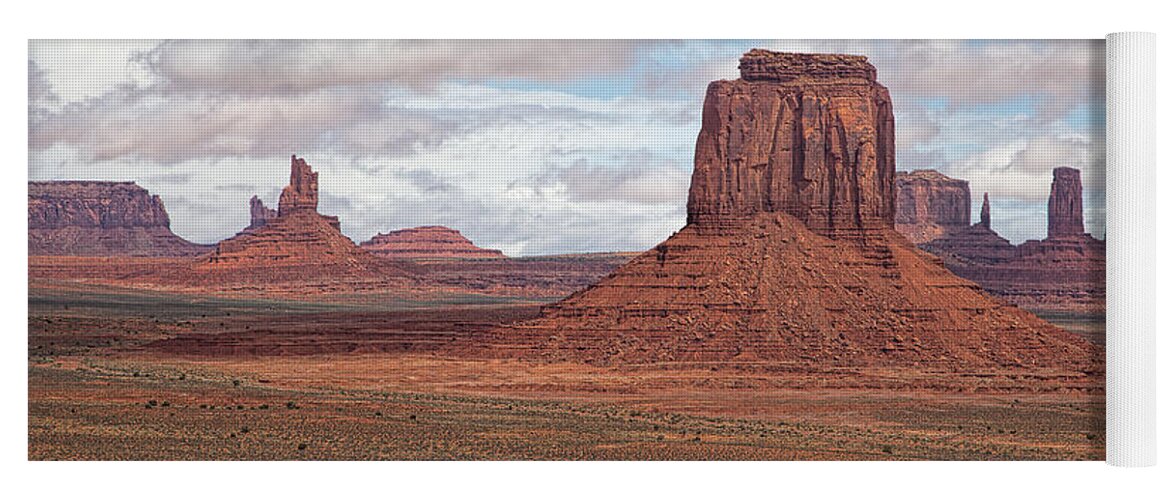  Yoga Mat featuring the photograph Red Valley by Jim Garrison