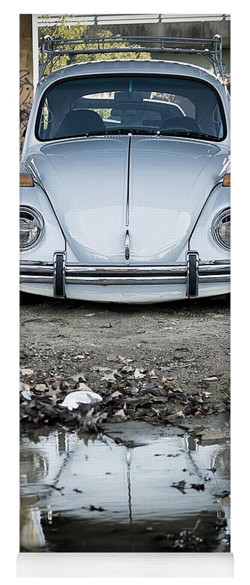 Vw Yoga Mat featuring the photograph Reflection of the Beetle by Scott Wyatt