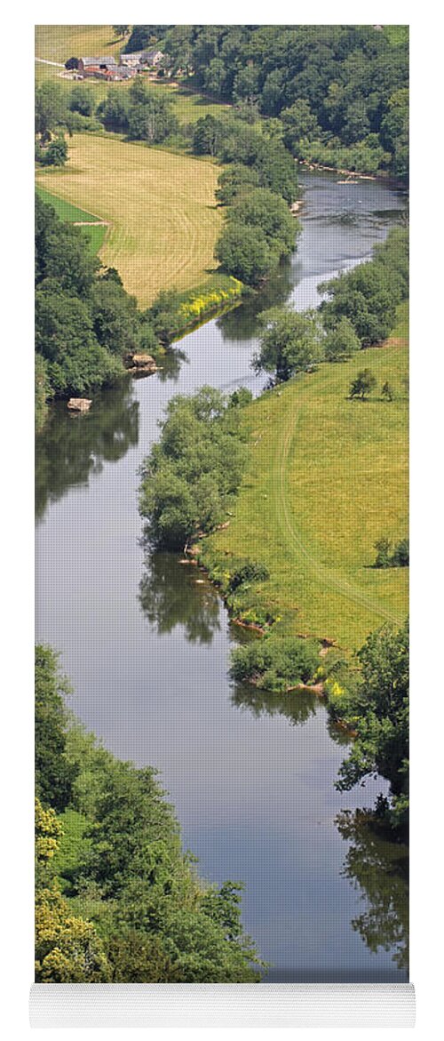 River Wye Yoga Mat featuring the photograph River Wye by Tony Murtagh
