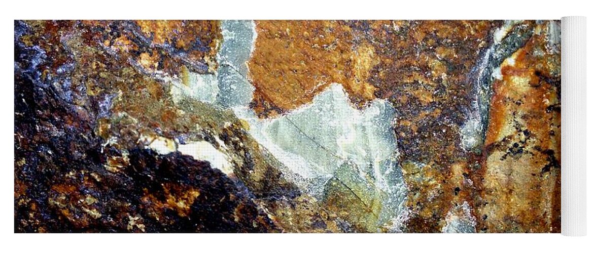 Rock Yoga Mat featuring the photograph Rockscape 10 by Linda Bailey