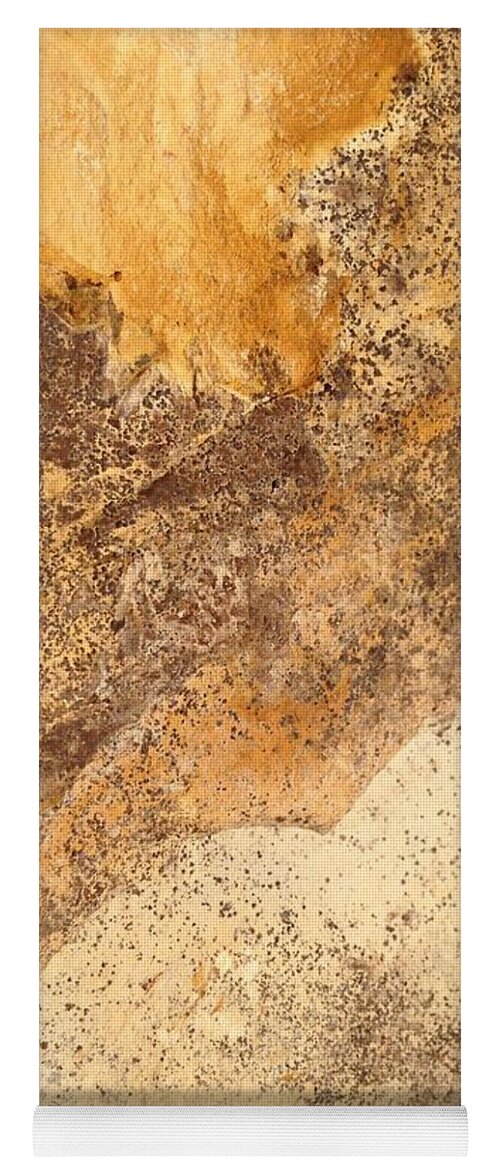 Rock Yoga Mat featuring the photograph Rockscape 7 by Linda Bailey