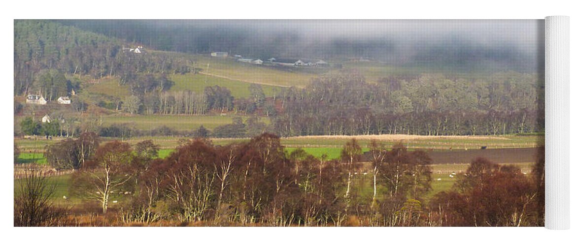 Fog Yoga Mat featuring the photograph Rolling Fog - Strathspey by Phil Banks