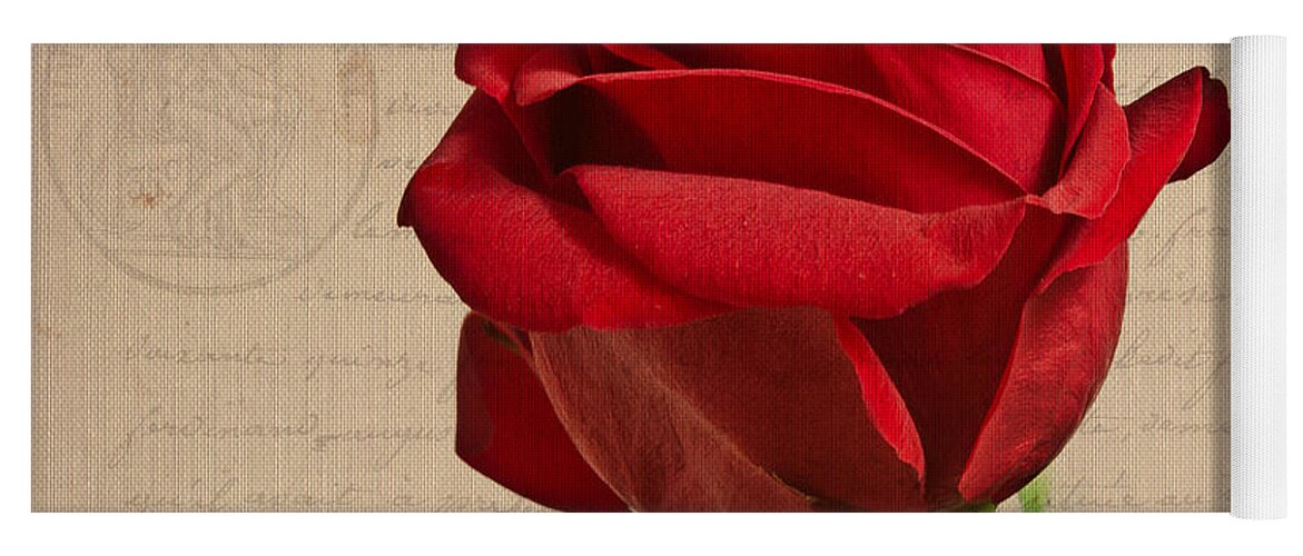 Rose Yoga Mat featuring the photograph Rose en Variation - s2at03a by Variance Collections