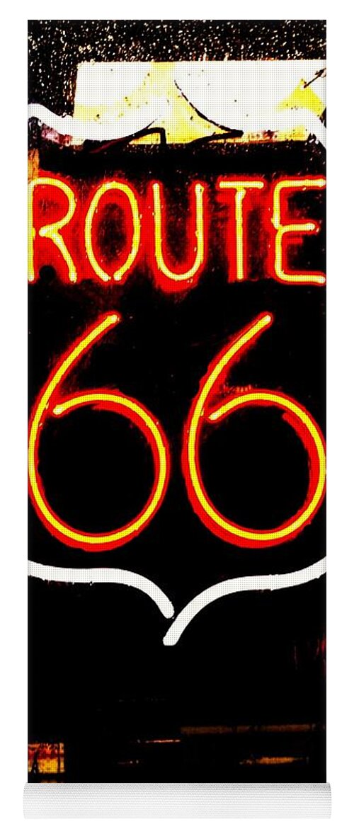  Yoga Mat featuring the photograph Route 66 2 by Kelly Awad