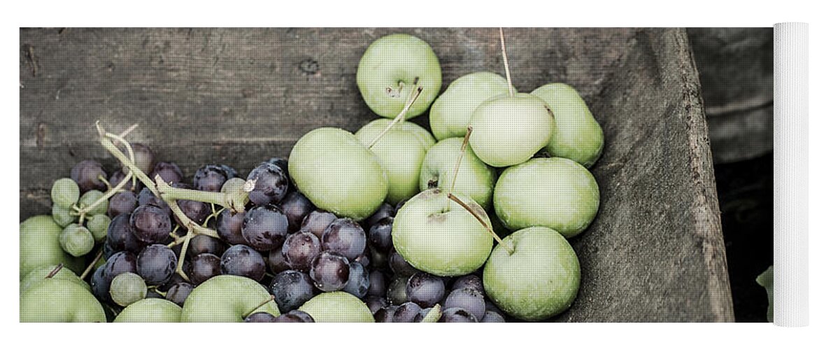 Instagram Yoga Mat featuring the photograph Rustic Fruit by Antony McAulay