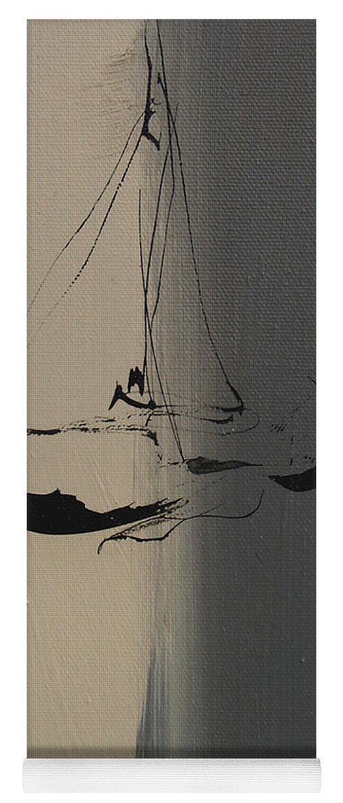 Sail Yoga Mat featuring the painting Sail by Robin Pedrero