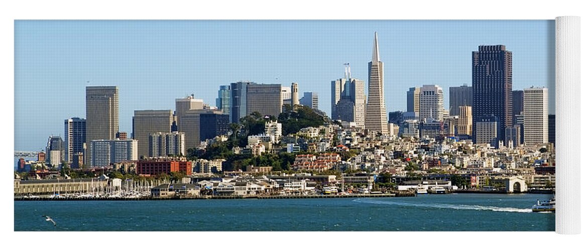 San Francisco Yoga Mat featuring the photograph San Francisco Skyline by Kelley King