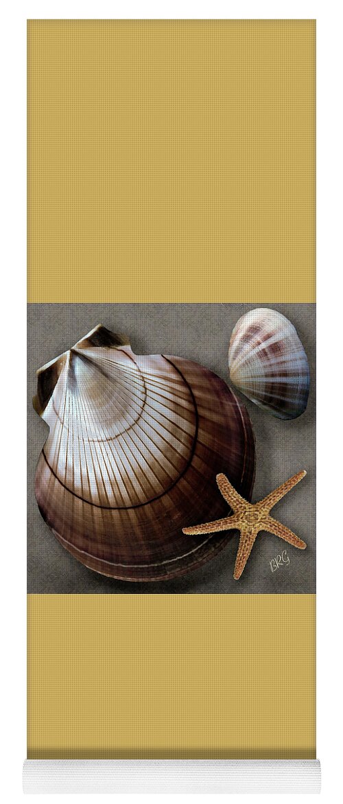 Seashell Yoga Mat featuring the photograph Seashells Spectacular No 38 by Ben and Raisa Gertsberg
