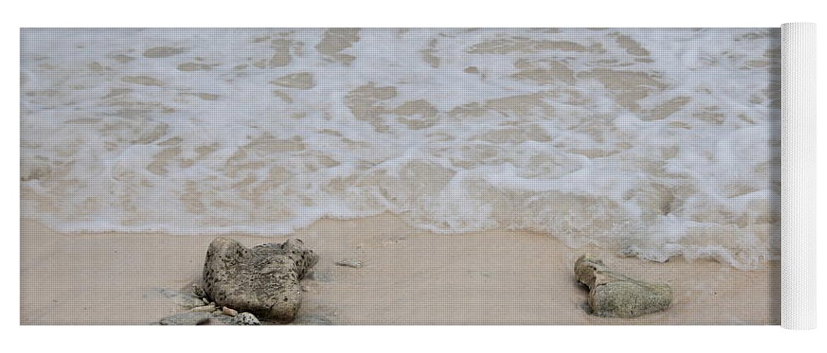 Seashore Yoga Mat featuring the photograph Seashore by Adriana Zoon