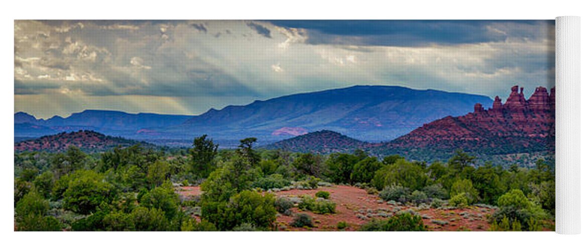 Mountain Yoga Mat featuring the photograph Sedona Vista by Will Wagner