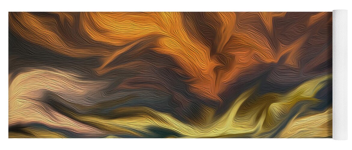 Sky Yoga Mat featuring the digital art Shepherd's Delight by Vincent Franco