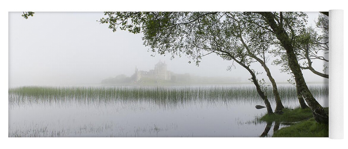 Loch Awe Yoga Mat featuring the photograph Shoreline Loch Awe by Gary Eason