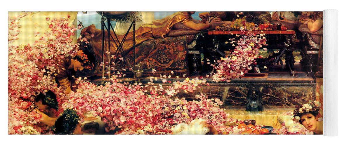 Sir Lawrence Alma Tadema Yoga Mat featuring the digital art Sir Lawrence Alma Tadema by The Roses of Heliogabalus