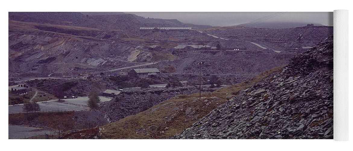 Wales Yoga Mat featuring the photograph The Industrial Landscape by Shaun Higson